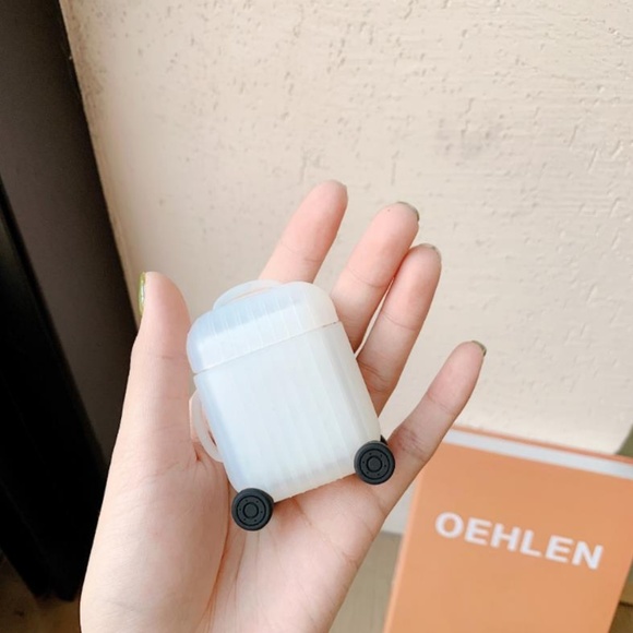 NEW Cute Suitcase Airpods Silicone Case - Picture 4 of 6